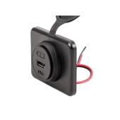 Ugrađeni punjač s USB-A i USB-C priključkom, 5 V, 4,2 A MY1288