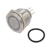 Impulsni prekidač s LED pozadinskim osvjetljenjem, zeleni, 19 mm SW IMP