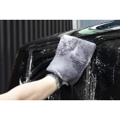Purestar Plush Wash Mitt siva rukavica za pranje od mikrovlakana