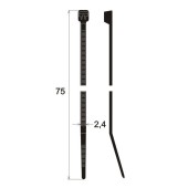 Kabelske vezice 75 x 2,4 mm (100 kom)