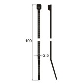 Kabelske vezice 100 x 2,5 mm (100 kom.)