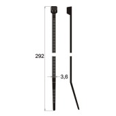 Kabelske vezice 292 x 3,6 mm (100 kom)
