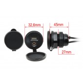 USB / JACK 4-polna utičnica s kabelom