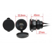 USB / JACK 4-polna utičnica s kabelom