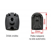 HD DVR kamera sa snimanjem i 4,3" monitorom u retrovizoru s funkcijom automatskog zatamnjenja HV-043LAD