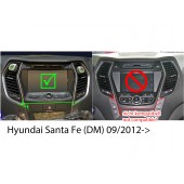 Redukcijski okvir autoradija za Hyundai Santa Fe