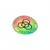 Carbon Collective Oil Slick Protected Seal 40 mm naljepnica