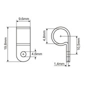 Kopča za kabelski snop 4,8 mm (100 kom)
