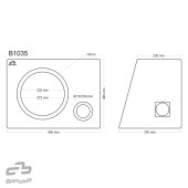 Bas-refleks kutija Basser B1035 Black