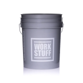 Kanta za detaljno čišćenje s mrežom Work Stuff Kanta za detaljno čišćenje Sivi kotači + separator Crni