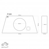 Basser P1220 crno zatvoreno kućište