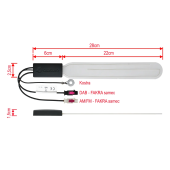 Staklena antena Calearo 7677925