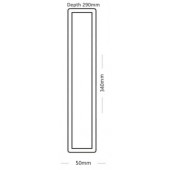 Basser B1250SX2 crni bass reflex dvostruki zvučnik
