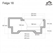 OEM Basser 10" prigušivač za 18" rezervni kotač