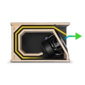 JL Audio HO110-W6v3 subwoofer u kutiji
