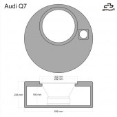 OEM zvučnik Basser 12" za Audi Q7