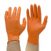 Kemijski otporne nitrilne rukavice Black Mamba Orange Nitrilne rukavice - M