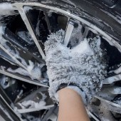 Purestar Double Twist Wheel Mitt rukavica za pranje kotača od mikrovlakana