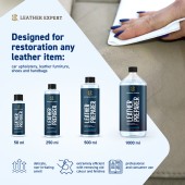 Sredstvo za uklanjanje završnog sloja s kože Leather Expert - Leather Preparer (50 ml)