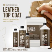 Poliuretanski lak za kožu Leather Expert - Leather Top Coat (250 ml) - polusjaj