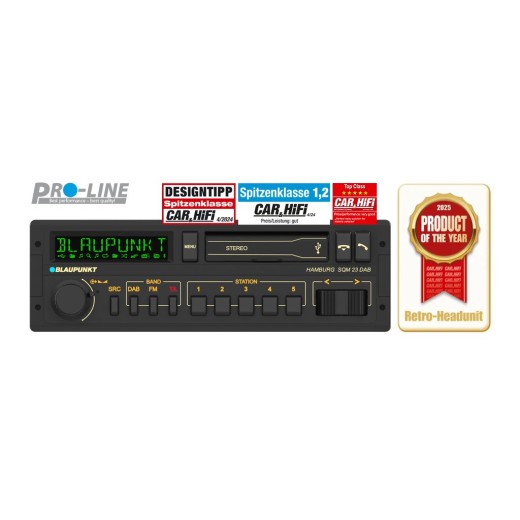 Retro auto radio Blaupunkt Hamburg SQM 23 DAB