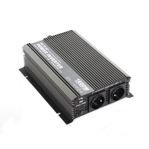 Pretvarač napona s 12V na 230V + USB, 1600W - CAR1600