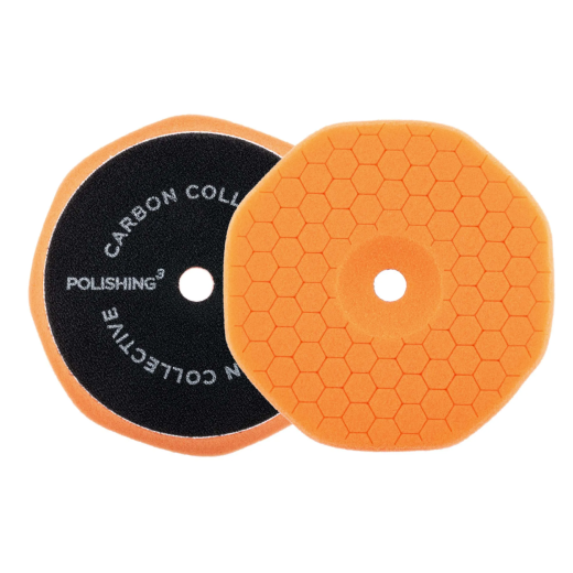 Carbon Collective HEX Foam Polishing Pad (Polishing 3 - Orange) - 5″ (125 mm) polirni disk