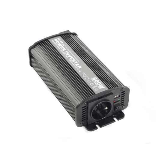 Pretvarač napona s 12V na 230V, USB, 600W - CAR600