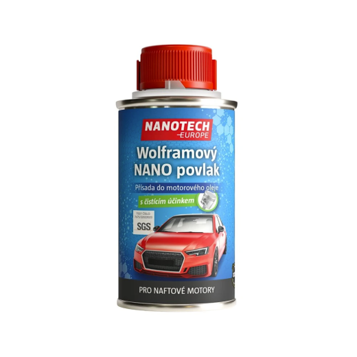 Nanotech-Europe Tungsten NANO premaz - aditiv za motorno ulje s učinkom čišćenja za dizelske motore (110 ml)