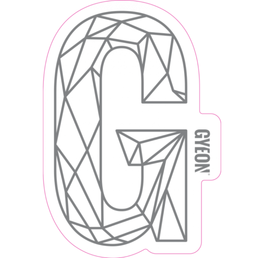 Naljepnica Gyeon G srebrna (200 mm x 131,3 mm)