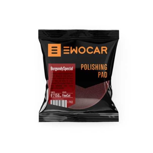 Ewocar BurgundySpecial Soft Finishing Pad 150/125 mm