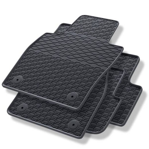Gumene autotepisi Geyer & Hosaja za Audi A1 (2018 ->) / Seat Arona (2017 ->), Seat Ibiza (2017 ->) / Volkswagen Polo (2017 ->), Volkswagen Taigo (2021 ->), Volkswagen T-Cross (2018 ->) / Škoda Fabia 4 (2021 ->)