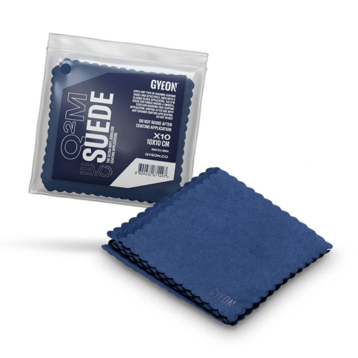 Gyeon Q2M Suede EVO mikrofiber krpe za nanošenje, pakiranje od 10 komada (10 x 10 cm)