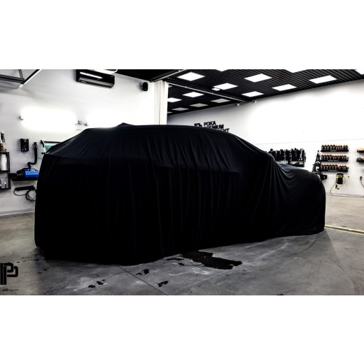 Navlaka za auto Poka Premium oprema Vrhunska navlaka za auto crna s rubom - Combi / SUV