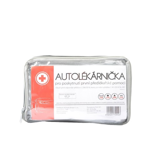 Tekstilni pribor za prvu pomoć u automobilu