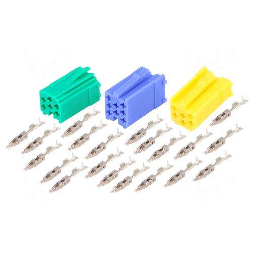 Set Mini ISO konektora s pinovima 4carmedia 361441