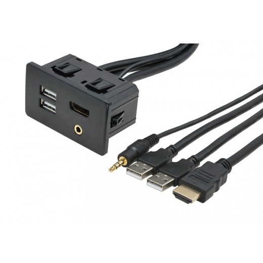HDMI + 2x USB + JACK priključak s kabelom