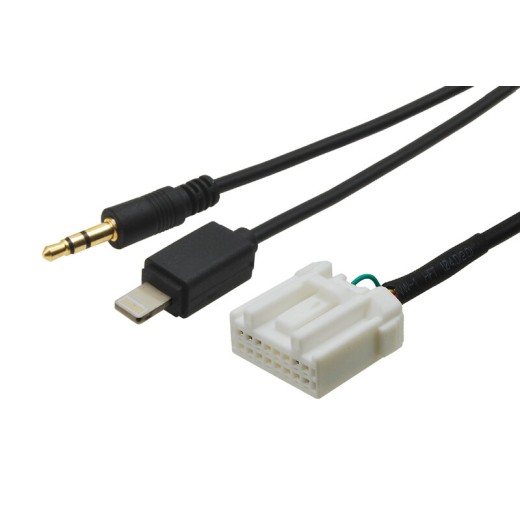 Mazda AUX i Apple Lightning adapter
