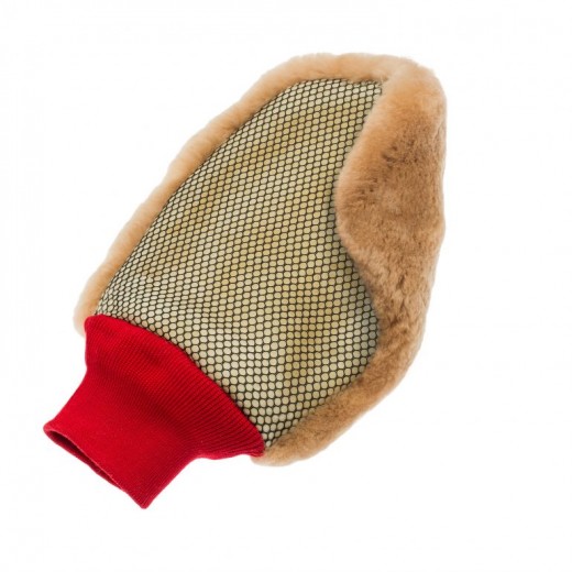 Flexipads Merino Super Soft janjeća mrežasta rukavica za pranje