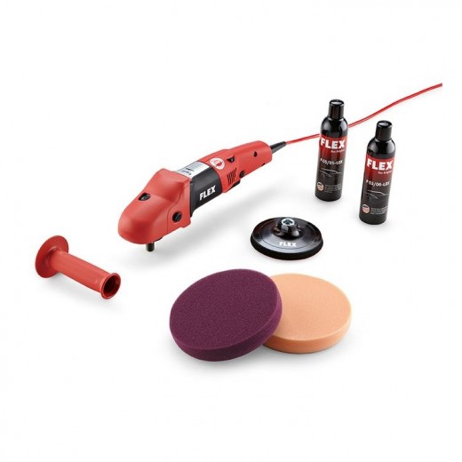 Ergonomska polirka s regulacijom u setu FLEX PE 14-3 125 P-Set
