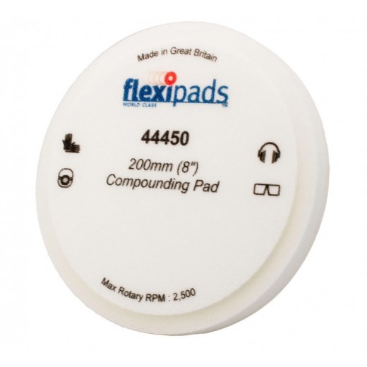 Flexipads bijeli polirni disk s miješanim hvatom 200 x 30