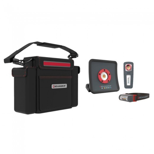 Set svjetala za detaljno čišćenje u izdržljivoj torbi Scangrip Detailing Kit - Essential