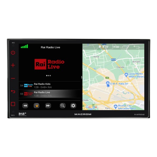 Auto radio Macrom M-AN700DAB