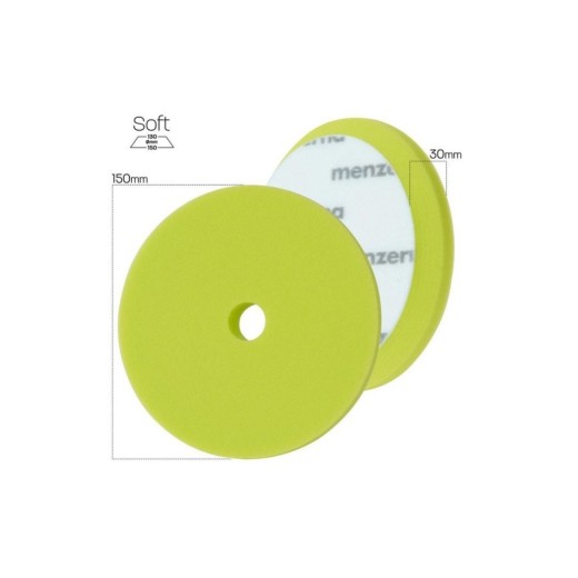 Menzerna Soft Cut pjenasti jastučić 150 mm zeleni polirajući disk