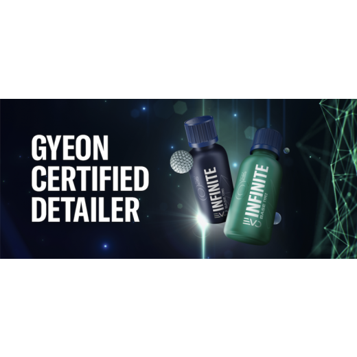 Zidni banner Gyeon Banner / Certified Detailer Q² Infinite Base Tip 1 i 2 200x90 cm