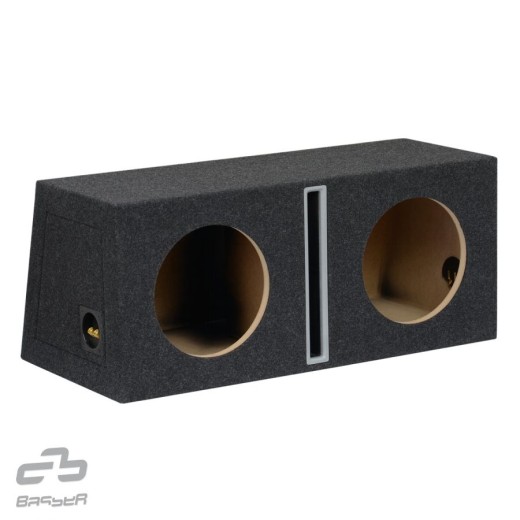 Bas-refleks dvostruka kutija Basser B1035SX2 Black