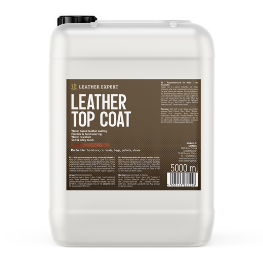 Poliuretanski lak za kožu Leather Expert - Leather Top Coat (5 l) - mat
