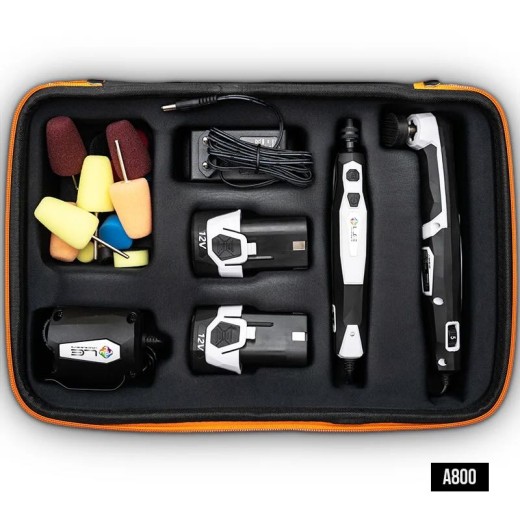 Nano akumulatorska polirka s priborom Liquid Elements Mini Battery Polishing Machine KIT A800 Pico