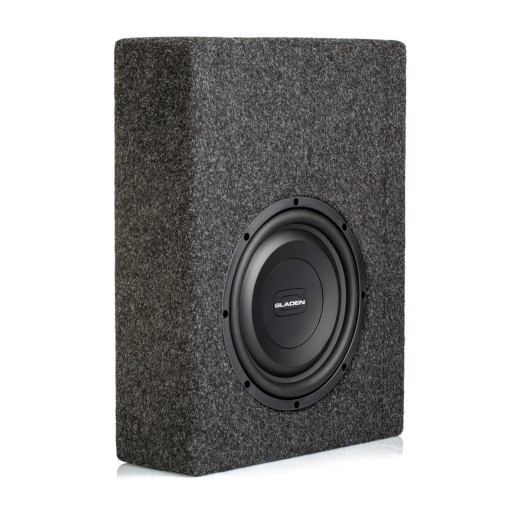 Gladen RS-X 10 SLIM SB-CU subwoofer u kutiji