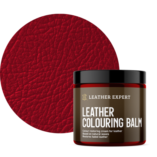Balzam za kožu Leather Expert - Leather Colouring Balm Red (250 ml)
